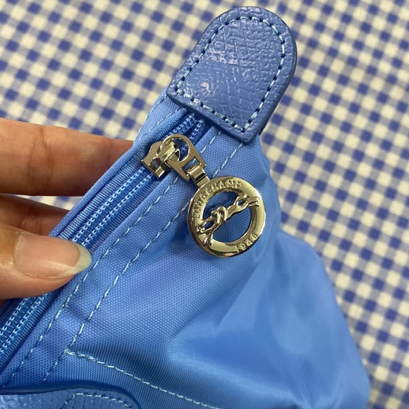 Longchamp Le Pliage Candy Blue Foldable Shoulder Bag - Picture 4 of 10